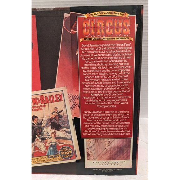 Colorful World of the Circus 1980 Hardcover Clowns Jamieson Animals David Vtg - Picture 9 of 14